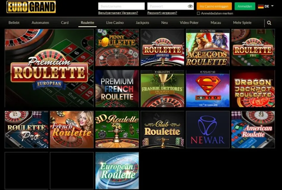 Eurogrand Casino RTP und Spielfairness – unabhängig von TST zertifiziert